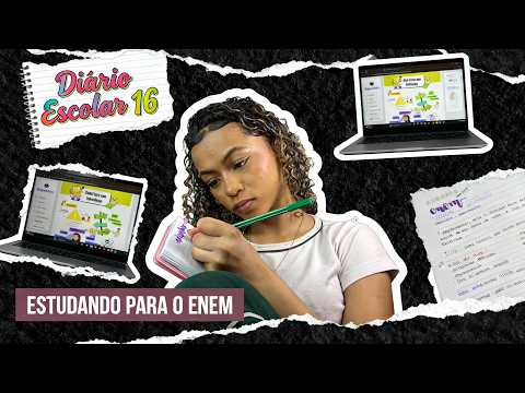TESTS, STUDIES AND MY TIP FOR ENEM 💡 | SCHOOL DIARY 16 💞📚 | Bia Amaral ✨ FULL VLOG