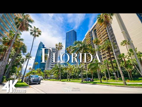 FLORIDA (4K UHD) - Beautiful Nature Videos With Relaxing Music - 4K Video HD