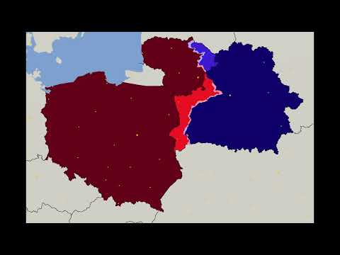 POLAND & LITHUANIA vs BELARUS battle SIMULATION