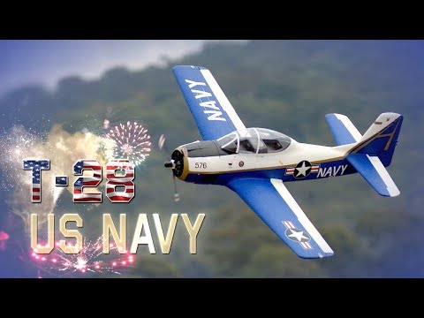 Durafly T-28 Trojan Naval Aviation Centennial Edition 1100mm - HobbyKing Product Video