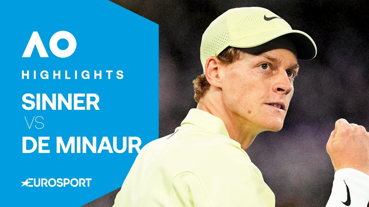 Jannik Sinner vs Alex de Minaur | Quarter Final | Australian Open 2025 Extended Highlights