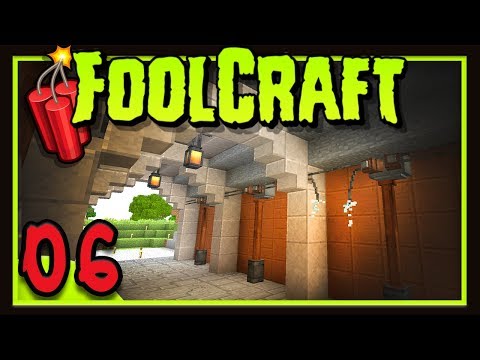 Foolcraft 3: Finally Building My Base!   (Minecraft Modded Survival Ep 6)
