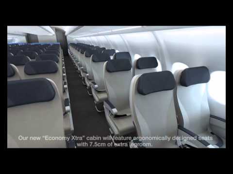 tangerine design new look for Azul's new A330-200 service