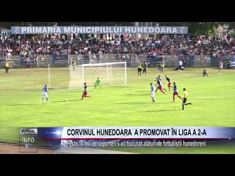 CORVINUL HUNEDOARA  A PROMOVAT ÎN LIGA A 2 A