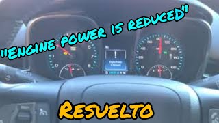 chevy malibu 2013 'engine power is reduced' (problem solved)