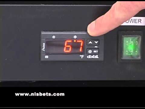 Setting of refrigeration temperature controller