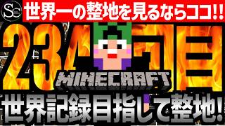 【🔴Minecraft】目指せ世界記録！整地ノルマ達成するまで今夜も眠れない‼️～234回目～