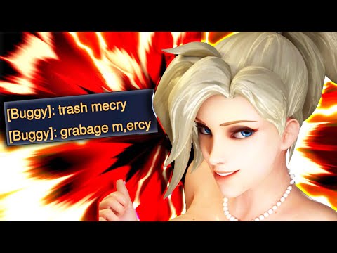 TOXIC TRACER EATS HER OWN WORDS - Top 500 Mercy Gameplay
