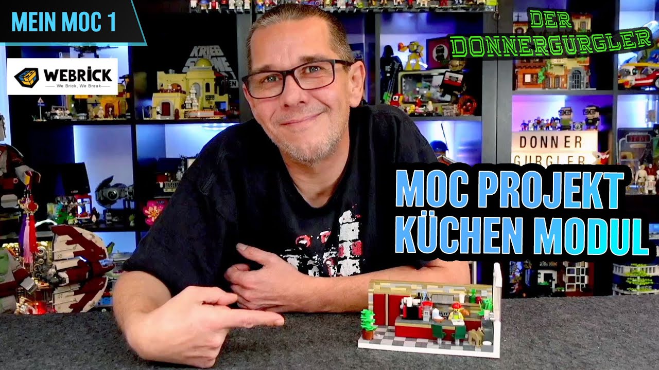 Mein Modular Building MOC Projekt - Teil 1  Küchenmodul mit Teilen von webrick