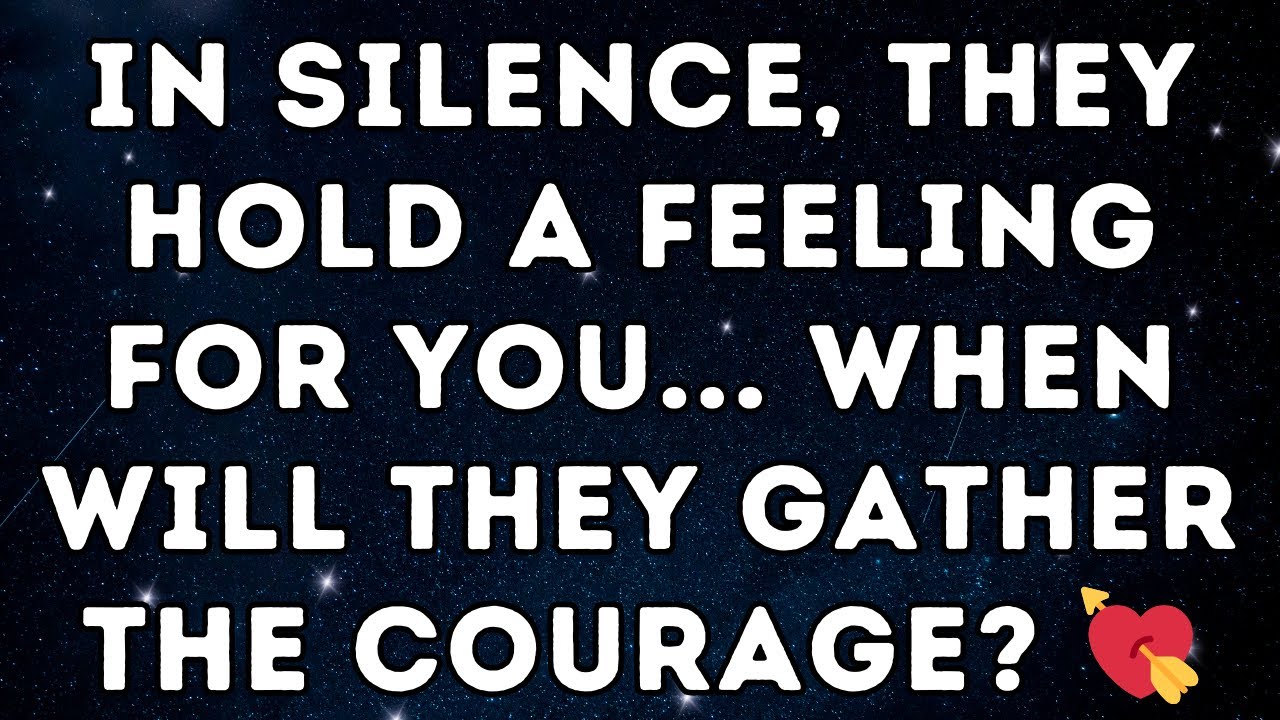 In silence, they hold a feeling for you... when will they gather the courage? 💘