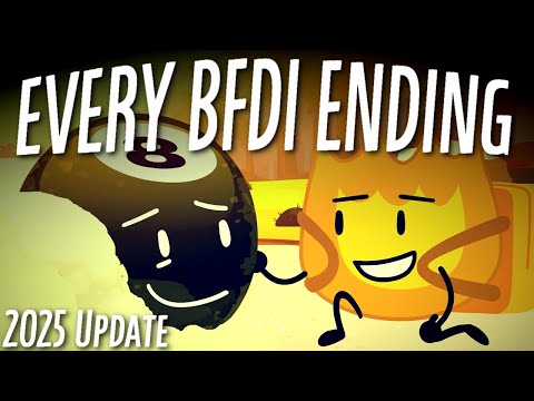 Every BFDI Ending [up to TPOT 19!]