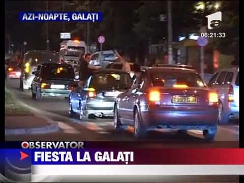 Otelul a castigat Supercupa Romaniei Petrecere pe strazi 18 IULIE 2011