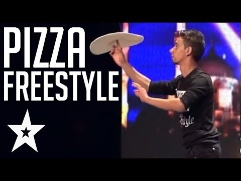 Mesmerising Pizza Freestyle On Arab's Got Talent #HD