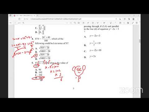 Mr.Bayoumy EST 1 March 2022 Math حل محاوله شهر مارس إيست ١
