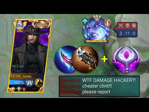 CLINT FULL PENETRATION DAMAGE BUILD CAN EASILY DOMINATE MOSKOV IN SOLO RANKED GAME🔥 (please try)