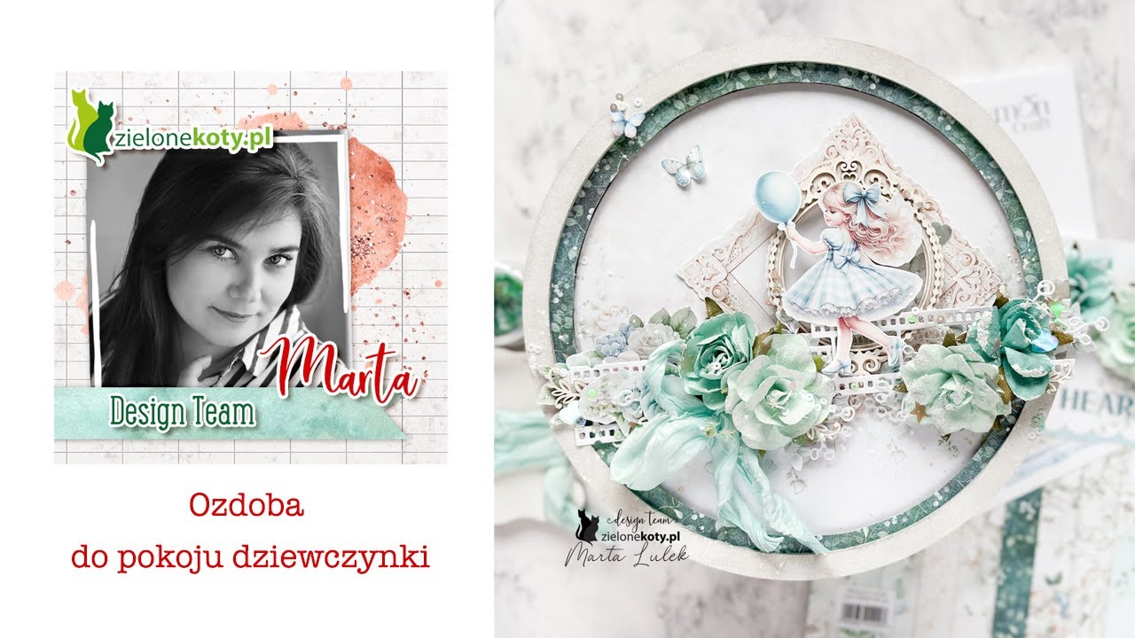 Ozdoba do pokoju dziewczynki + video | Marta