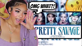 NYC GIRL REACTS TO BLACKPINK 'PRETTY SAVAGE'