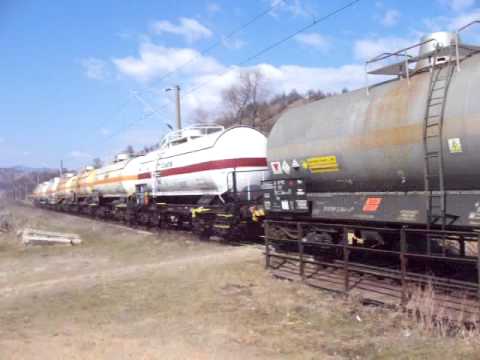 Tren de marfa in Goioasa Hm