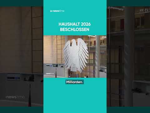 525 Milliarden schwer: Bundestag beschließt Haushalt 2026