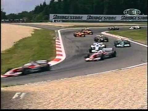 GP Europe (Nurburgring) 2002 Amazing Start (Ferrari vs Williams)