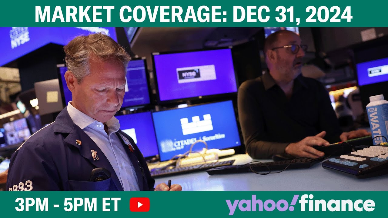 Stocks slide as Wall Street's year of 20% gains ends on a quiet note