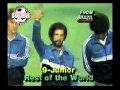 Europa Vs Resto Del Mundo Friendly Amistoso En USA 1982 Platini Pele Beckenbauer Zico Socrate