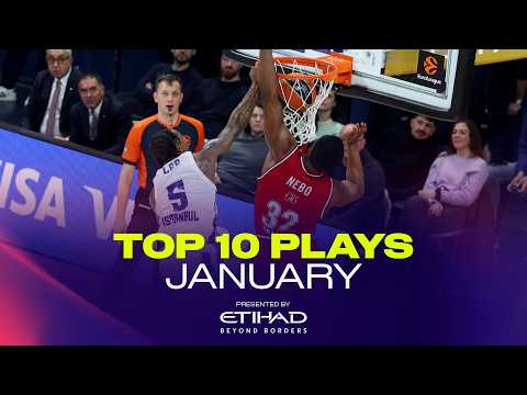 Top 10 Plays | DUNKS FROM ANOTHER DIMENSION | January | EuroLeague Basketball 2025-26
