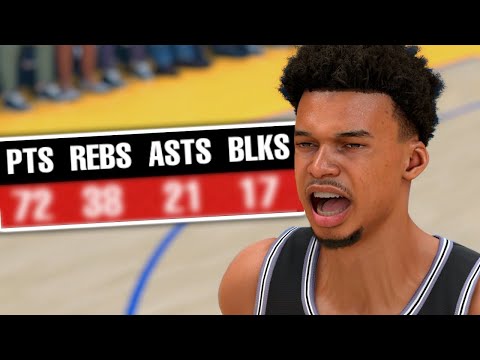 Victor Wembanyama's Insane QUADRUPLE DOUBLE in a GAME 7!
