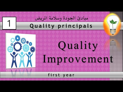 principal of quality 4 Quality Management in Healthcare إدارة الجودة الشاملة في الرعاية الصحية