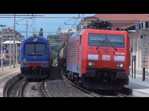 E474 201 in livrea DB, E652 003 old, E655 e tanto altro a Genova Nervi!