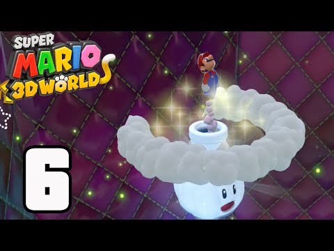 Super Mario 3d World - Gameplay Walkthrough part 6 - Mario World 2 3 Stars(Wii U)