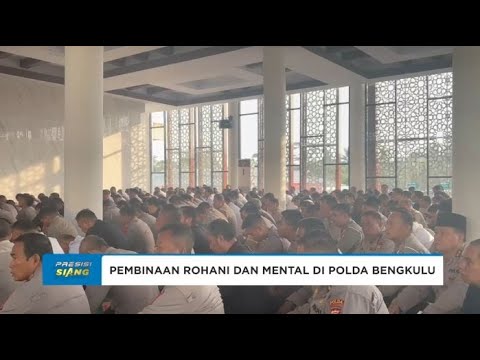 POLDA BENGKULU MENGGELAR PEMBINAAN ROHANI DAN MENTAL