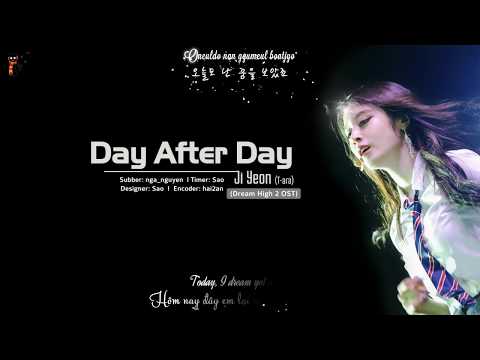 [uly Na][Kara+Engsub+Vietsub]Day After Day - T-ara Park Ji Yeon (Dream High 2 OST)