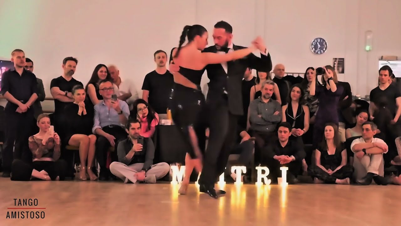 Loukas Balokas and Georgia Priskou, Farolito de Papel - Anibal Troilo, Milonga Maitri 2025 (4/5)