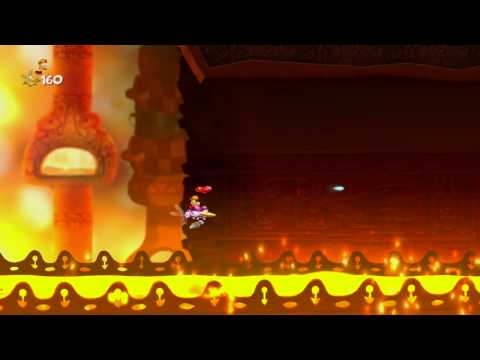 Rayman Legends Playthrough Part 62: [Back To Origins] Gourmand Land - Aim For The Eel! 100%