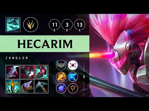 Hecarim Jungle vs Trundle - KR Challenger Patch 25.15