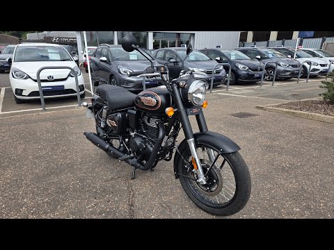2025 ROYAL ENFIELD BULLET 350 - BLACK & GOLD - USED
