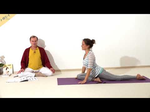 Nach der Taube verneigen - Kapotasana Gegenstellung - Yoga Asana Lexikon