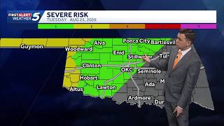 TIMELINE: Storms with strong winds possible overnight in Oklahoma