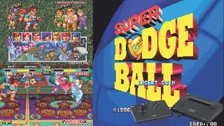 Super Dodge Ball Neo Geo - C&M Playthrough
