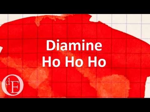 Diamine Inkvent Calendar 2019 - Day 6 - Ho Ho Ho