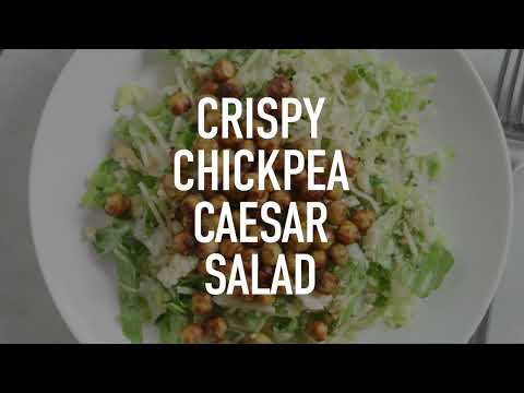 Crispy Chickpea Caesar Salad