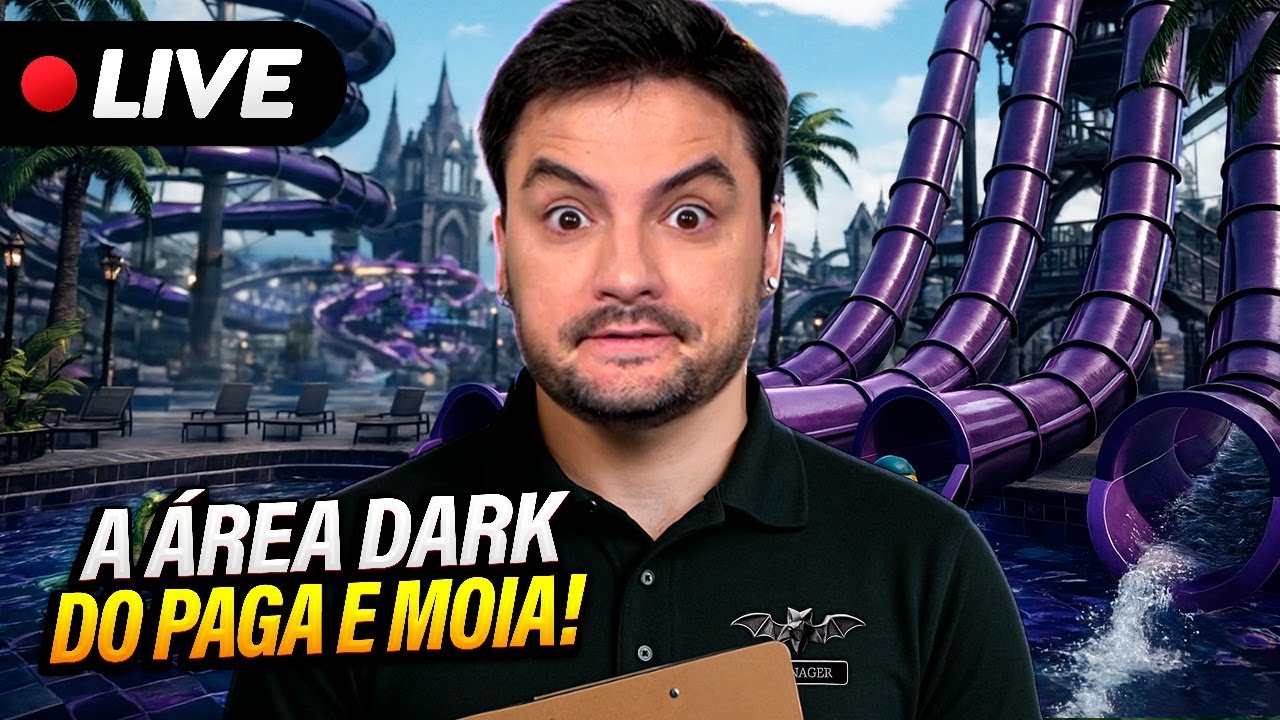 LIVE - A ÁREA DARK DO PAGA E MOIA! #9