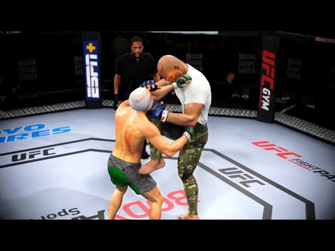 Old Bruce Lee vs. Agent X Nijo - EA sports UFC 4