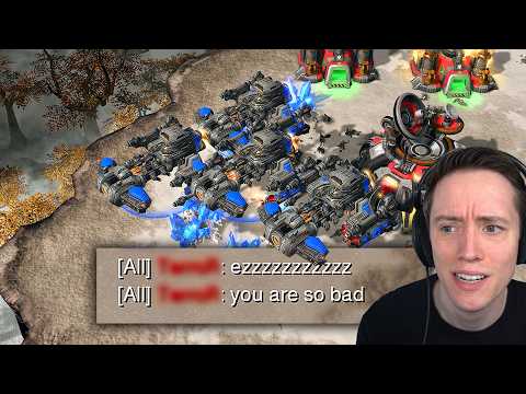This player is ANGRY at the Battlecruisers! (StarCraft 2)
