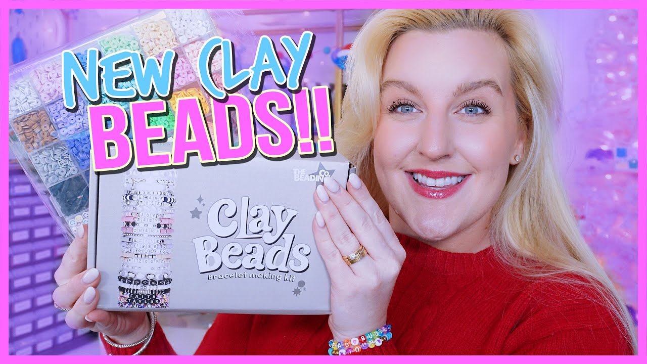LET'S MAKE CLAY BEADED BRACELETS TOGETHER!! for Christmas 🎁🎄❤️ ✨new clay beads!!!✨
