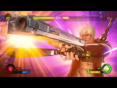 MARVEL VS. CAPCOM: INFINITE Gamora & Dante vs Captain Marvel & Captain America