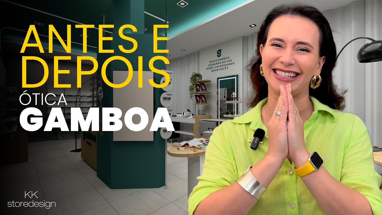 Before and after the project: TRANSFORMATION of the Gamboa store! Kaká Ribeiro Retail Architect