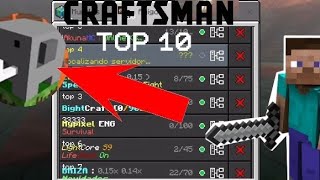 TOP 10 SERVIDORES PARA CRAFTSMAN 0.15.10 Y MCPE 0.15.10 (meta 1.000 subs) 2025