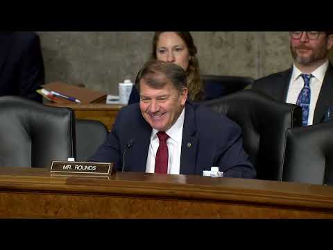Rounds Talks Sanford Underground Lab at Armed Services Committee Hearing